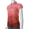 JL Junior's Lightweight Floral Print Babydoll Top
