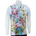Ed Hardy Men's Distressed Inverse Polo