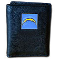 San Diego Chargers Executive Tri-fold Leather Wallet