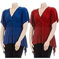 JFW Women's Plus-sized Curve-flattering Top
