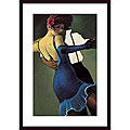 Bill Brauer 'Harvest Moon' Wood Framed Art Print