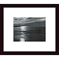 Ansel Adams 'Scripps Pier, The' Wood Framed Art Print