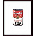 Andy Warhol 'Campbell's Soup' Wood Framed Art Print