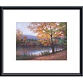 Diane Romanello 'Golden Autumn' Metal Framed Art Print