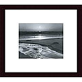 Ansel Adams 'Birds on a Beach' Wood Framed Print