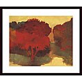 Lawrence Mathis 'The Lowland Tree' Wood Framed Art Print