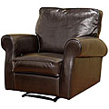 Perri Luxurious Brown Bi-cast Leather Recliner Chair
