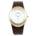 Skagen Women's Goldtone Case Crystal Watch