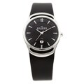 Skagen Women's Steel Case Black Strap Watch