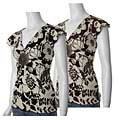 Rock Revolution Junior's Floral Medallion Top