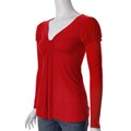 Oatt Brand Junior's V-neck Empire Waist Top