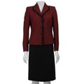 Evan Picone Women's Framed Tweed Skirt Suit