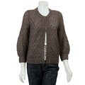 Jones New York Collection Women's 3/4-sleeve Pointelle Cardigan
