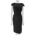 Cachet Women's Black Power Dress