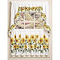 Sunflower 3-piece Curtain Tier and Swag Set