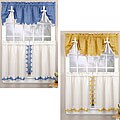 Tabitha 3-piece Curtain Tier and Valance Set