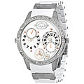 Marc Ecko Women's 'The Phantom' White Silvertone Watch