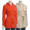 Tommy Hilfiger Women's Hooded Short Trench Coat