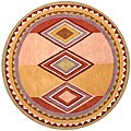 Handmade Shariz Wool Rug (6' Round)