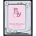 Handcrafted Sterling Silver 3.5x5-inch Pink Baby Frame