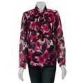 Essentials by ABS Women's Bow Tie Blouse