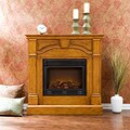 Macon Plantation Oak Electric Fireplace