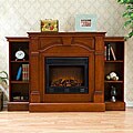 Macon Classic Mahogany Electric Fireplace 