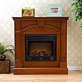 Macon Classic Mahogany Electric Fireplace 