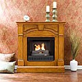 Macon Plantation Oak Gel Fireplace