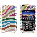Blackberry 9630 Tour Rainbow Zebra Protector Case