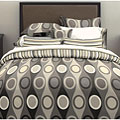 Retro Radar Grey 3-piece Mini Duvet Cover Set