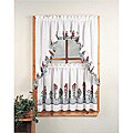 Birdhouses 3-piece Curtain Tier/ Swag Set