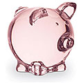 Baccarat Pink Crystal Babe Pig