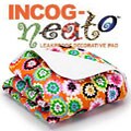 Incog-Neato Funky Blossom Waterproof Pad