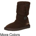 Groove Women's 'Paradise' Round-button Knit Pull-on Boots