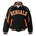 NFL Cincinnati Bengals Full-zip Suede Varsity Jacket