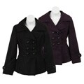 Lipstick Junior's Wool Blend Button Front Jacket