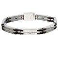 Stainless Steel Men's Diamond Bracelet (I-J, I3)