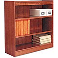 Alera Wood Veneer 3-shelf Square Corner Bookcase