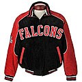 NFL Atlanta Falcons Full-zip Suede Varsity Jacket