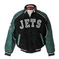 NFL New York Jets Full-zip Suede Varsity Jacket