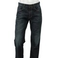 Vigoss Men's Dark Wash Flap Pocket Denim Jeans