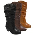 Journee Collection Women's High-heel Slouchy Boots
