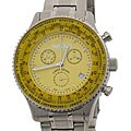 Akribos XXIV 'Terra Synch' Men's World Timer Chronograph Watch