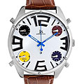 Joshua & Sons Men's 'Quadro Meister' Automatic Watch