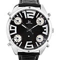 Joshua & Sons Men's 'Quadro Meister' Swiss Chronograph Watch