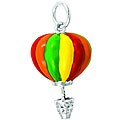 Sterling Silver Enamel Hot Air Balloon Charm