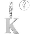 Sterling Silver Initial 'K' Charm