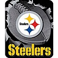 Pittsburgh Steelers Plush Throw Blanket