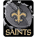 New Orleans Saints Official Colors Plush Blanket